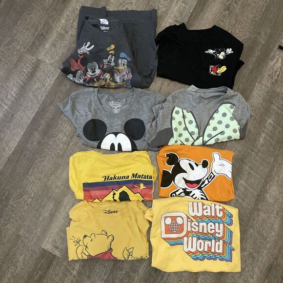 Lot Of 8 Disney Women’s Shirts Tops Size Small Bundle - Picture 2 of 10